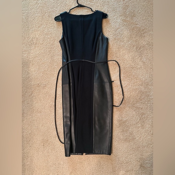 ANTONIO MELANI Luxury Collection Black Leather Dress - Picture 5 of 5